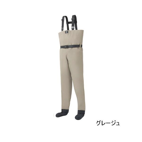 25年 新商品 ダイワ ブレスウェーダー ソックス先丸 BW-4051 S グレージュ LLサイズ
