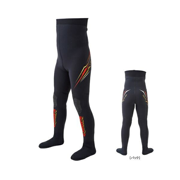 がまかつ ドライアンダー 3 mm厚 スーパーハイストレッチ GM 5818 ブラック MXサイズ