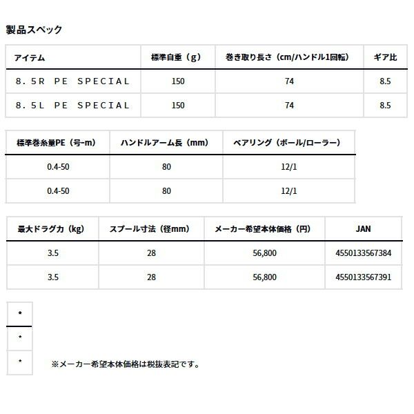  25年 新商品 ダイワ 26 月下美人 BF TW 8 5 L 左 PE スペシャル 偏光サングラス その他 リール