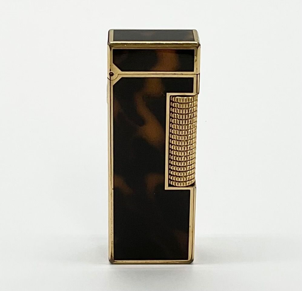 dunhill ダンヒル ローラー式 マーブル 茶系 ガスライター