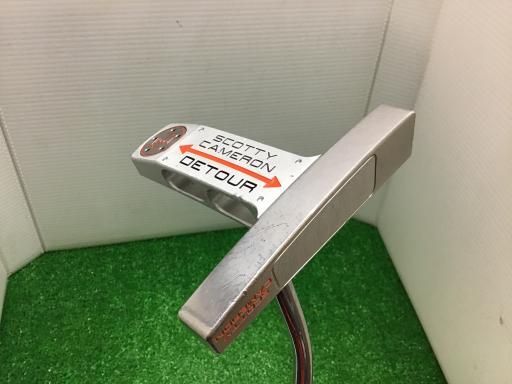 タイトリスト SCOTTY CAMERON DETOUR 35インチ パター PT スチール フレックスその他 メンズ 男性用 右利き 右用 Dランク ゴルフクラブ