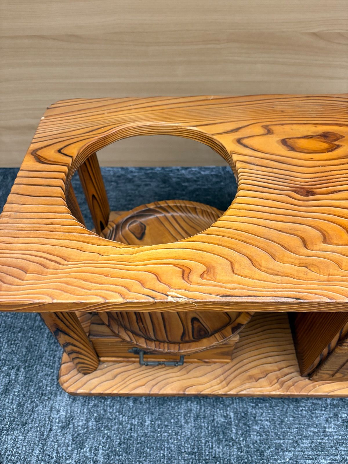 レトロ お座敷ワゴン キャスター 引き出し ポット台 - メルカリ