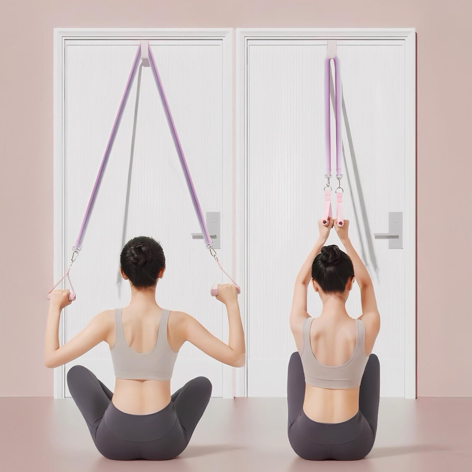 理想の背中を手に入れよう！肩甲骨ほぐし＆背中美ライン・背筋強化！Arkmoon 11点セットトレーニングチューブ・ストレッチバンド 5本入り 理想の背中を手に入れよう！肩甲骨ほぐし＆背中美ライン・背筋強化