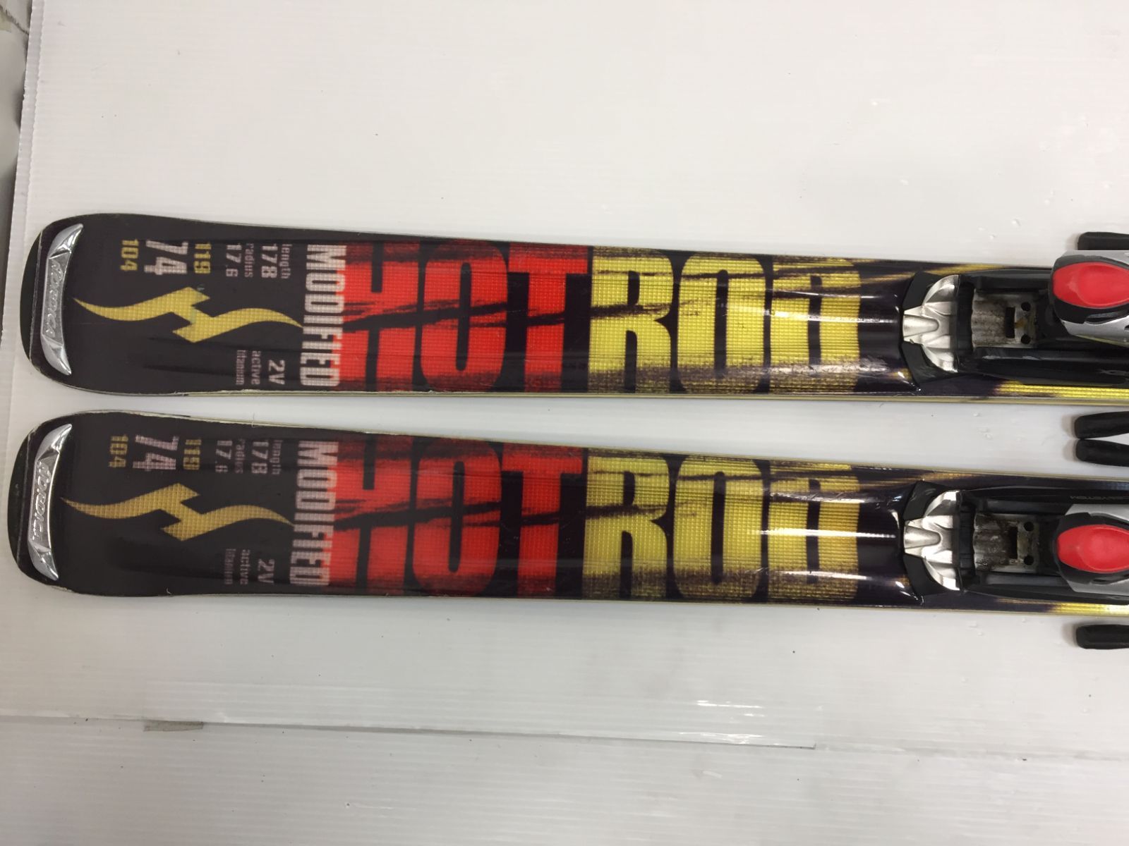 ◇メンテ済◇ スキー NORDICA HOT ROD MODIFIED 178 cm + MARKER NO