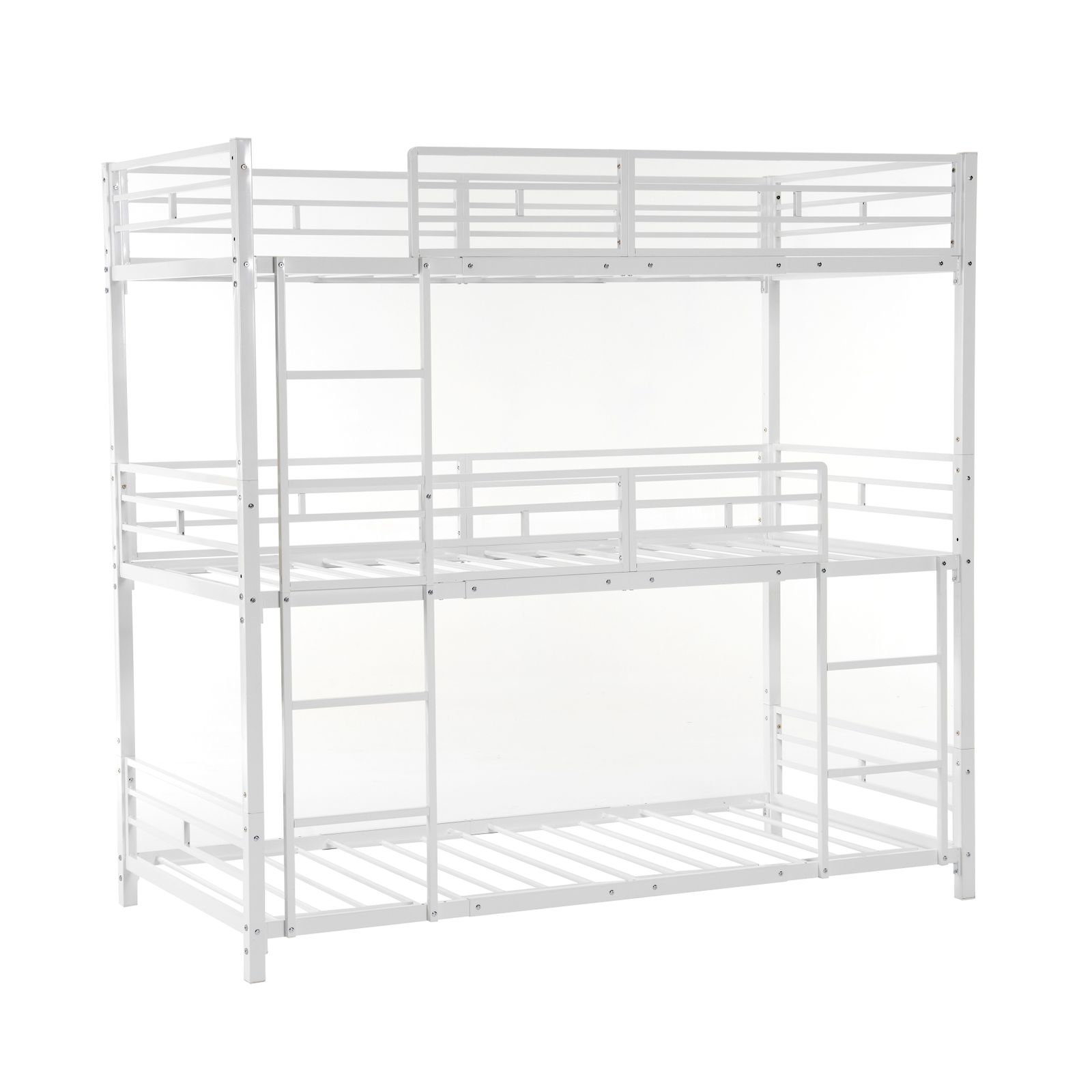 三段ベッド 子供 パイプ 三段ベッド 大人用 シングル ベッド パイプ