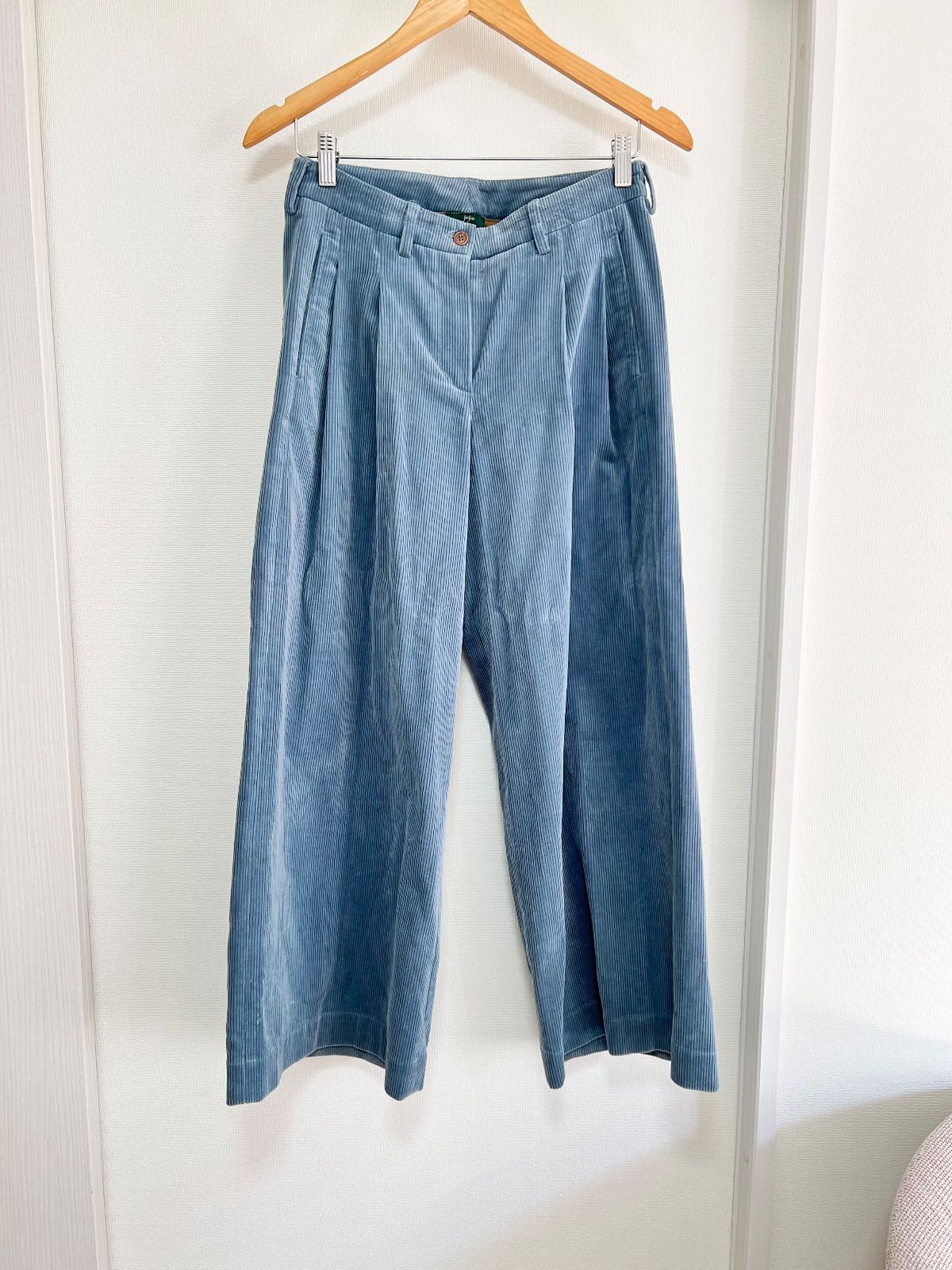 ジェジア コーデュロイワイドレッグパンツ