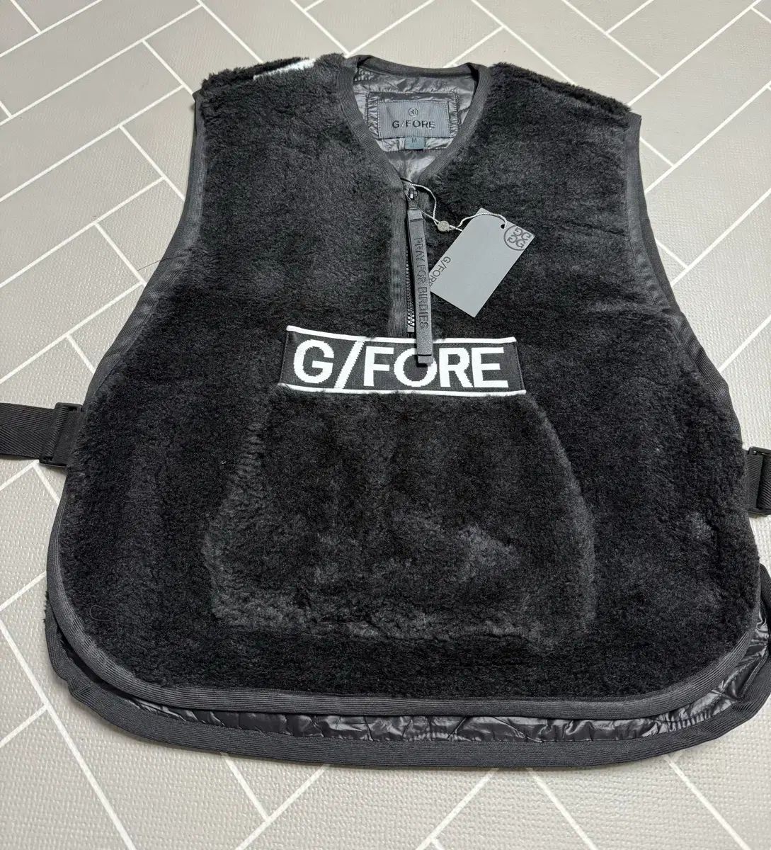 G FORE ブラック ファー ベスト