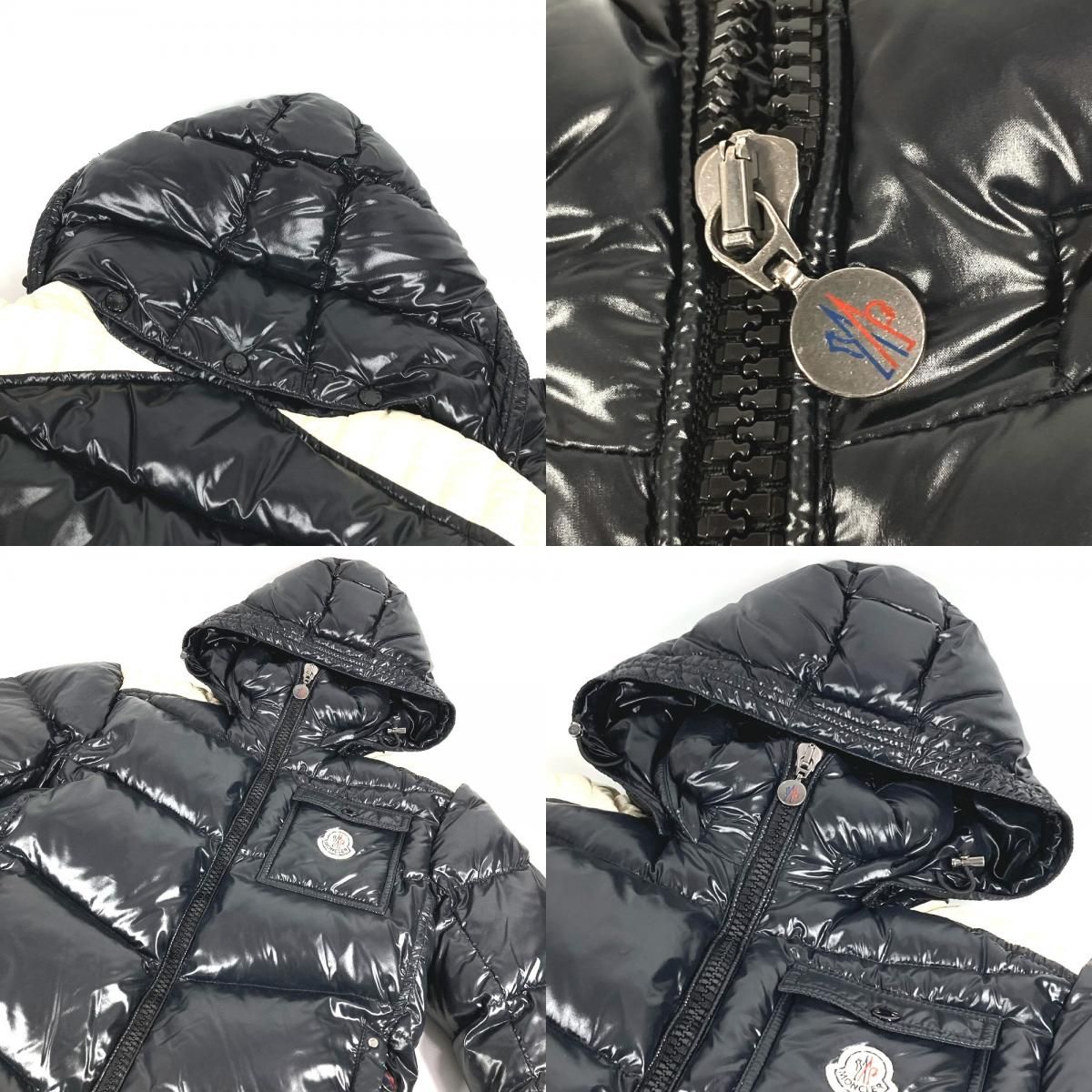 MONCLER モンクレール ダウンジャケット ロゴ ワッペン ナイロン