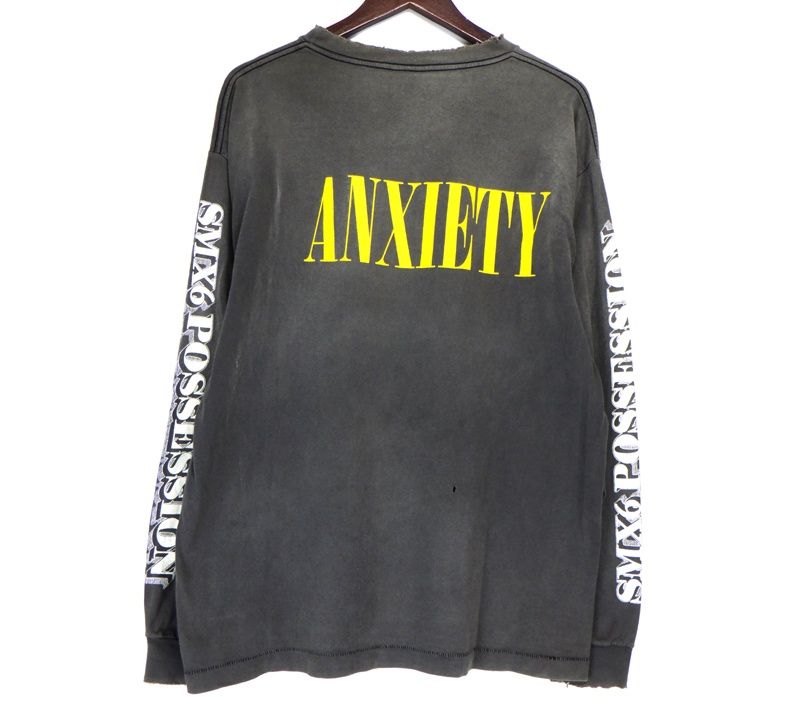 SAINT MICHAEL 22AW ×河村康輔 KMR LS TEE SAINT MICHAEL 22AW KMR LS TEE $ 河村康輔 コラボ ドル札 ロンT