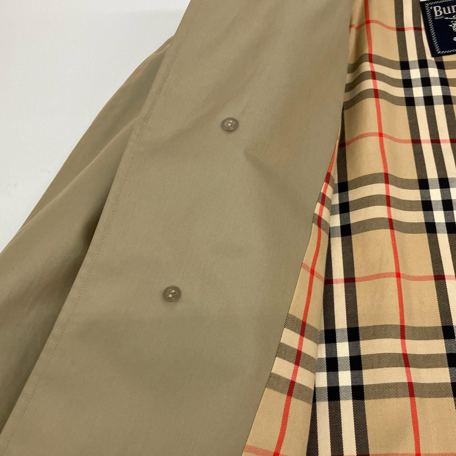 希少カラー BURBERRY 比翼 ミント グリーン ノバチェック ジャケット Burberrys】カシミヤ混 チェック柄テーラードジャケット 緑 希少カラー