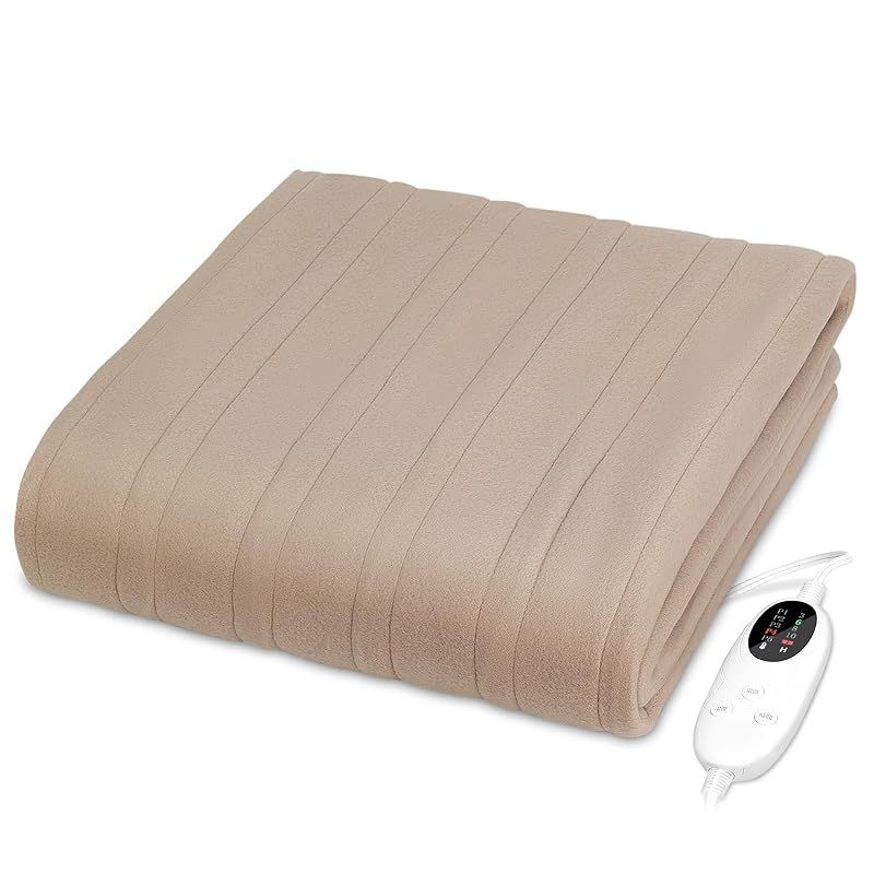 電気毛布 敷き 掛け兼用 節電 160×120cm 【5段階温度調整&4段階