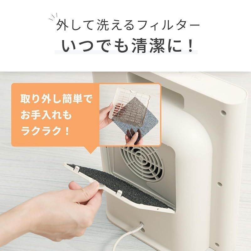  QUADS クワッズ 薄型 省エネ セラミックヒーター スポット暖房 1200 W 大風量 スリム 光る 人感センサー エコ コンパクト 小型 速暖 電気ヒーター 電気ストーブ SLIM ENA HEAT S スリムエナヒートS グレー 1 キッチン 住宅設備