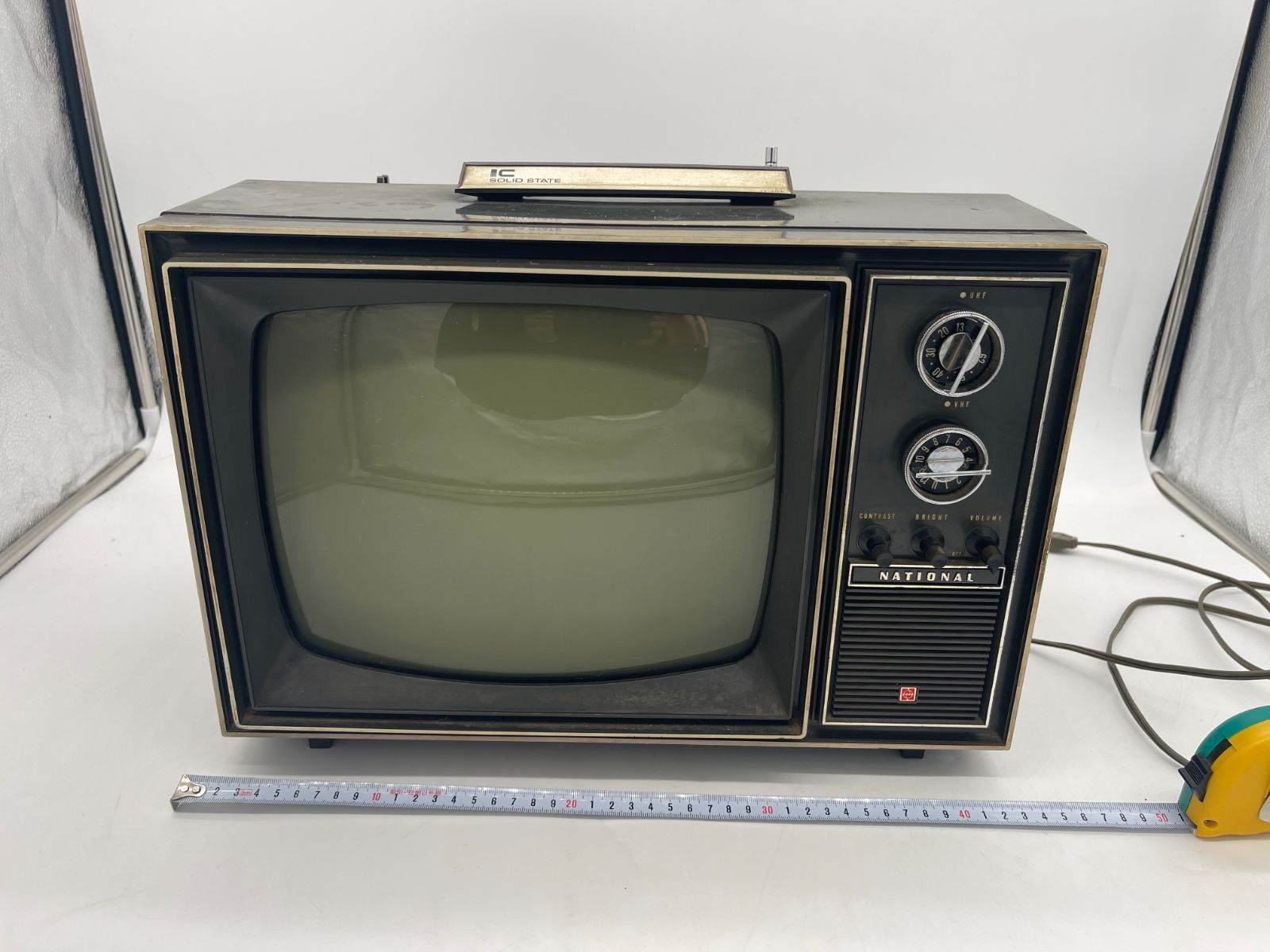 National ナショナル トランジスタ テレビ TR-712 白黒テレビ 昭和