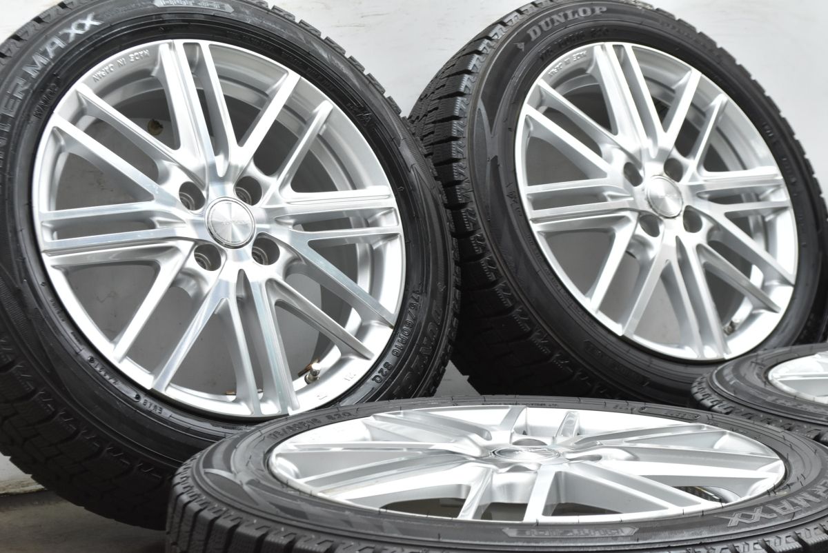 バリ溝 エコフォルム 16 in 6 J 45 PCD 100 ダンロップ ウインターマックス WM 02 175 60 R アクア フィット ノート MAZDA 2 デミオ