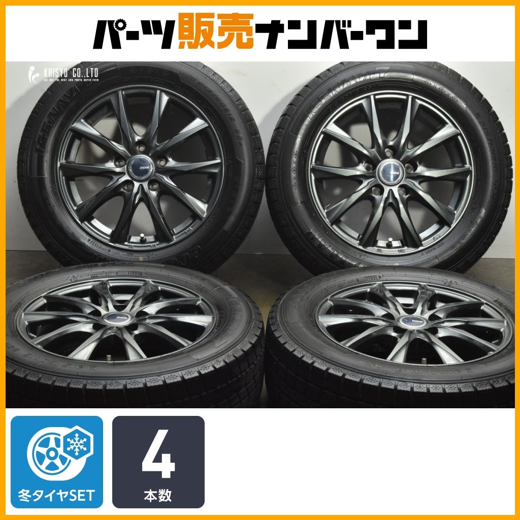 スタッドレス DOS 16 in 6 5 J 38 PCD 114 3 グッドイヤー アイスナビ7 215 60 R クラウン カムリ オデッセイ ヴェゼル アコード CX