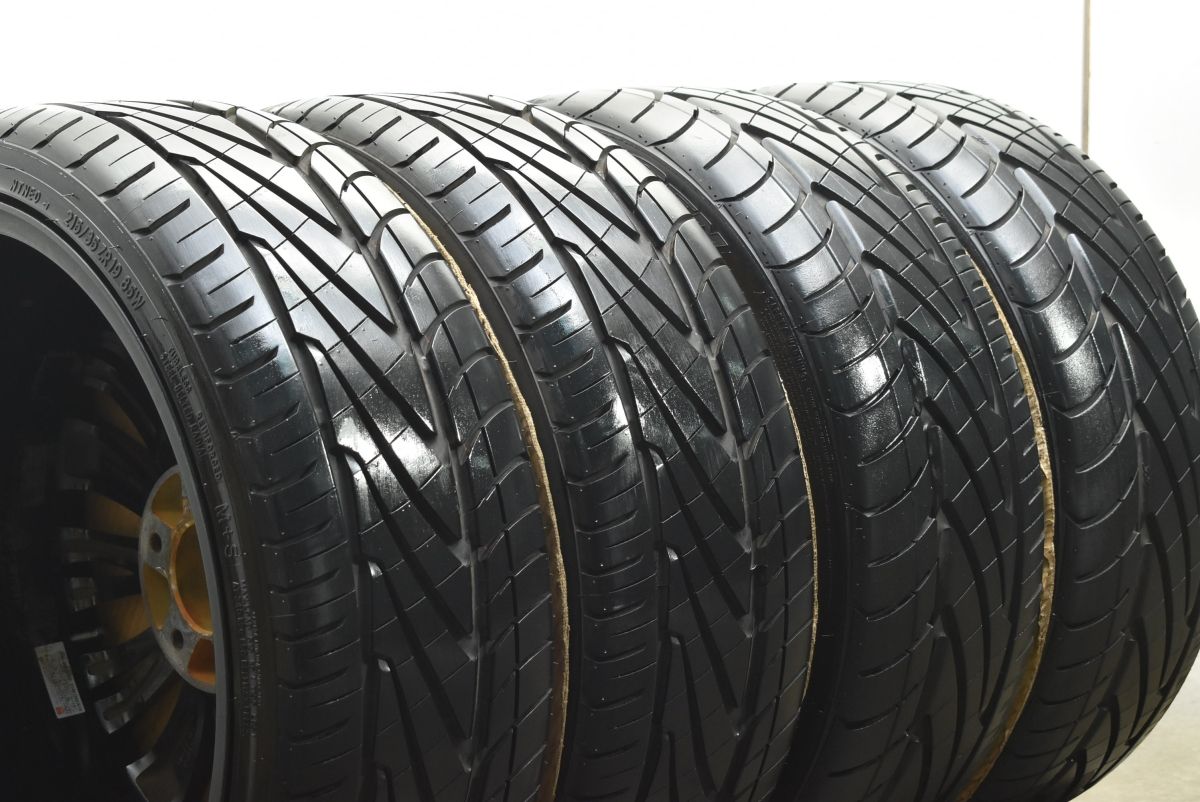  製 バリ溝 ロクサーニ タルカス 19 in 7 5 J 48 PCD 114 3 ニットー NEOテクGEN 215 35 R ノア ヴォクシー セレナ ステップワゴン 19インチ タイヤ ホイールセット