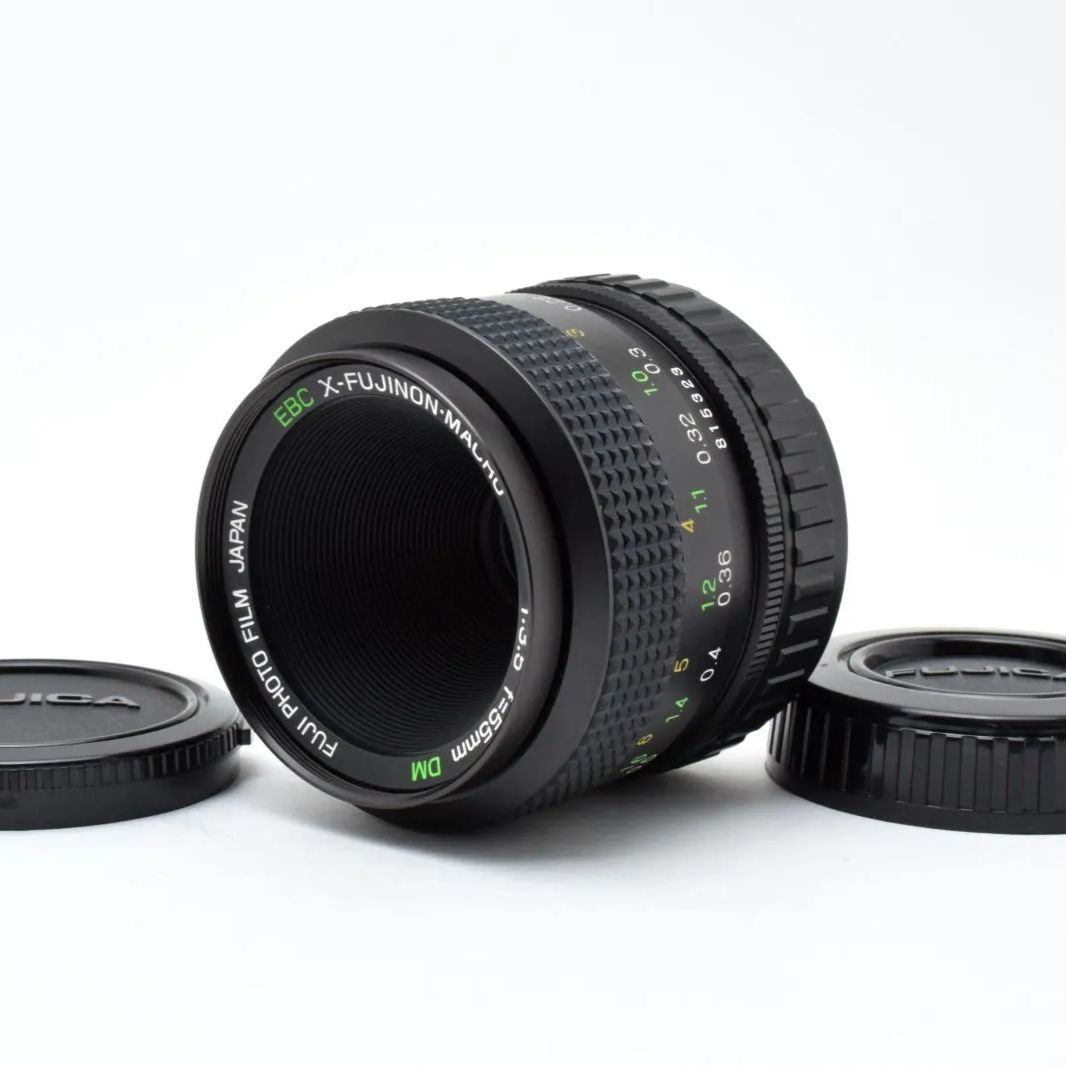 美品】FUJI EBC X-FUJINON 55mm F3.5 DM MACRO マクロレンズ Fujica X