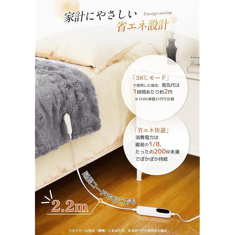 過熱防止 電気敷毛布