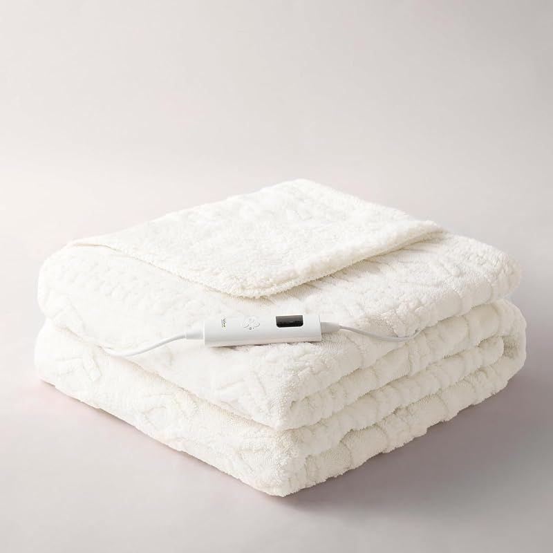 Ashler 掛け敷き兼用 電気毛布キャンプ 電気ひざ掛け 電気毛布敷き 電気ブランケット 九階段タイマー機能付き 九階段温度調節 自動電源切れ 過熱保護 丸洗い ダニ退治 防寒対策 均一加熱 PSE承認済み ベージュ 0
