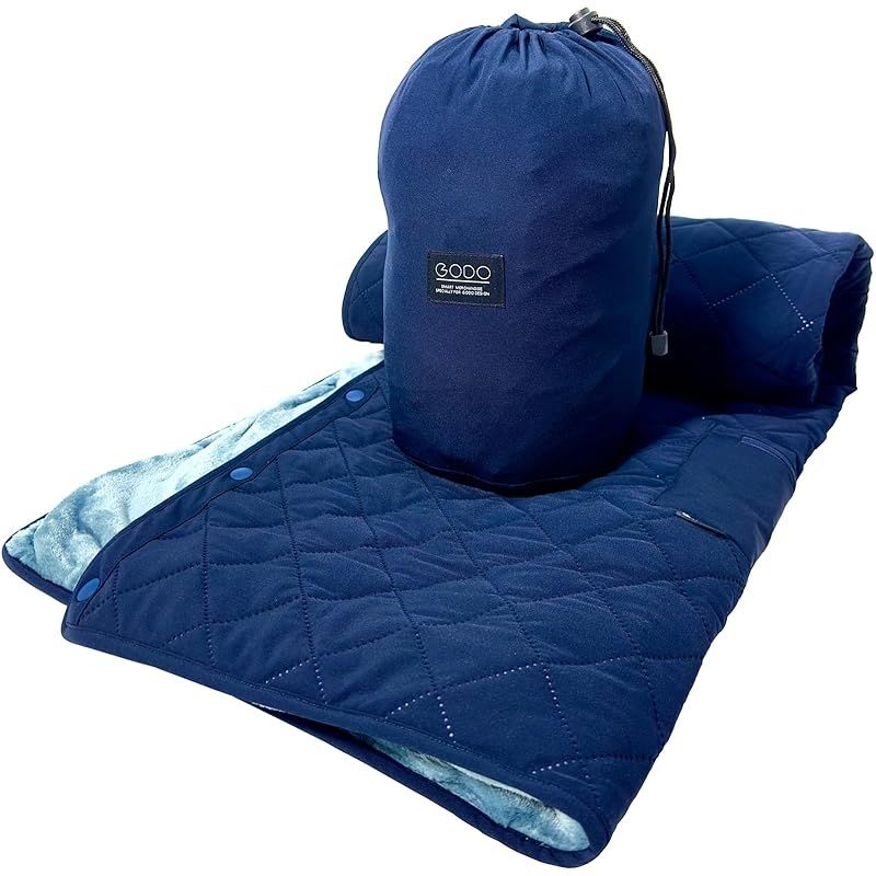 ジーオーディーオーデザイン ブランケット DAN KET ミッドナイトブルー 0