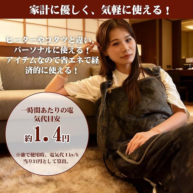 2025 独自技術・ダニ退治・着る・掛ける・敷く・ポケット付き】H&W 