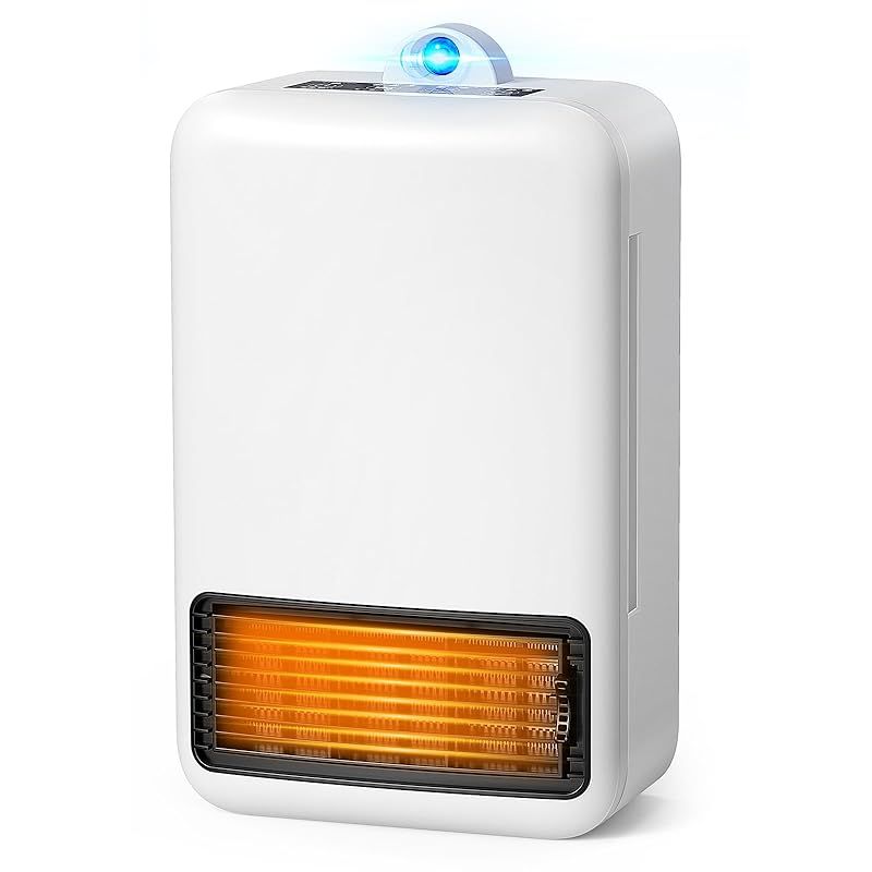 セラミックヒーター 小型 安全重視 新型 ファンヒーター 省エネ 600 W 1200 電気ヒーター 人感センサー付き 電気ストーブ 速暖 暖房器具 3段階温度調整 タイマー機能 転倒OFF 過熱保護 トイレ 脱衣所 寝室 足元用 日本語説明書 0