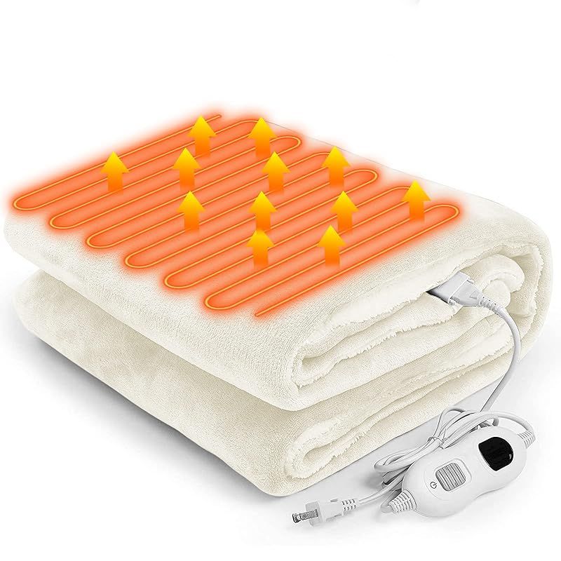 Favoreal 電気毛布 掛け敷き兼用 145 80 cm 省エネ 速暖 厚手 起毛フランネル 電気ブランケット ひざ掛け 6段階温度調節 9段階タイマー機能 敷き 膝掛け 冬用 ふわふわ 毛布 自動オフ機能 過熱保護 洗える 冷え予防 防寒対策 暖房器具 0