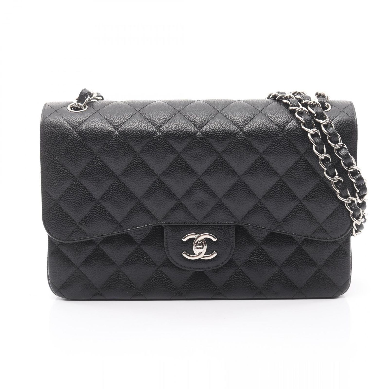 CHANEL シャネル デカマトラッセ30 クラシック ラージ クラシック ラージ A58600 ラムスキン 黒 シャネル CHANEL ショルダーバッグ デカマトラッセ30 クラシック