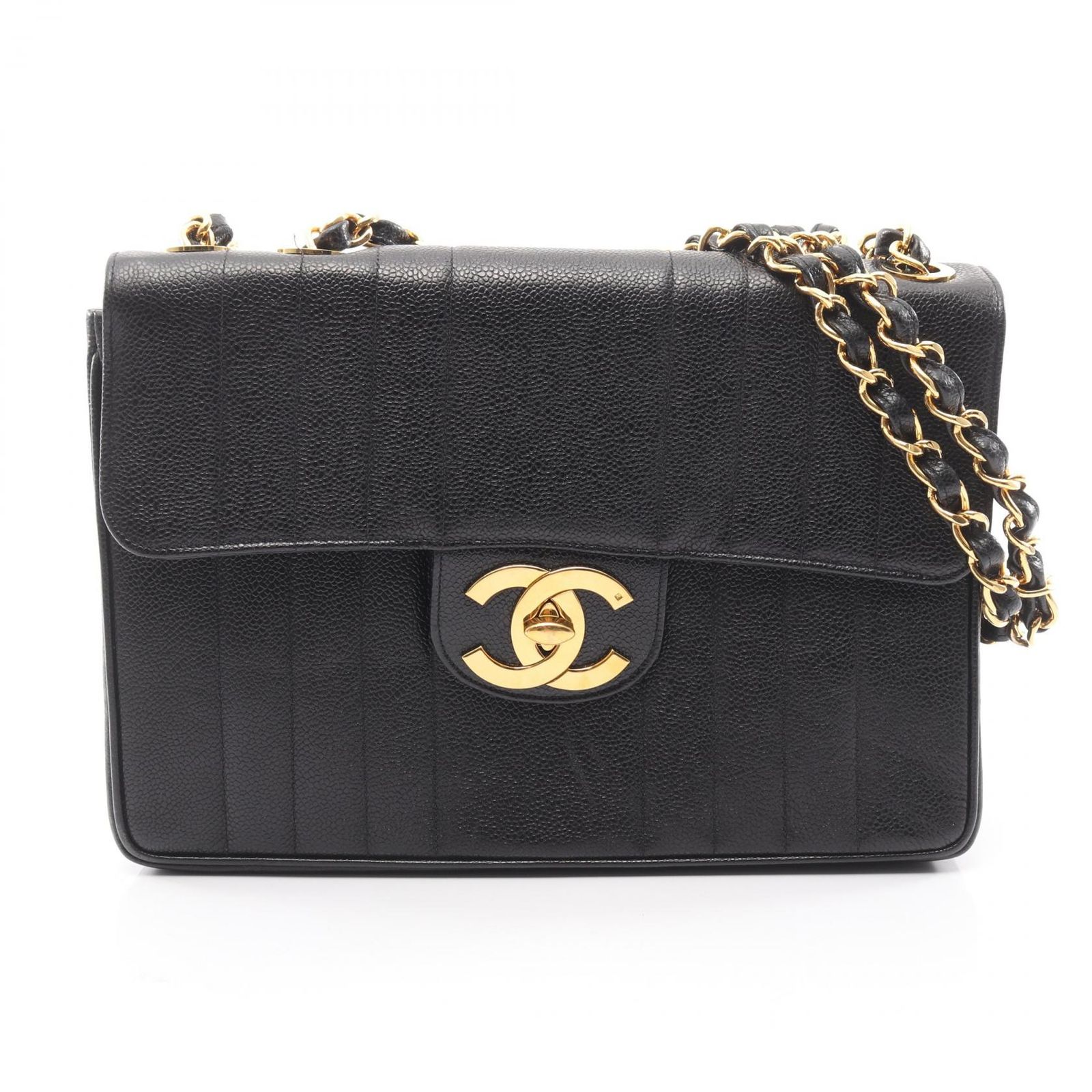 シャネル CHANEL ショルダーバッグ マドモアゼル ブラック レザー