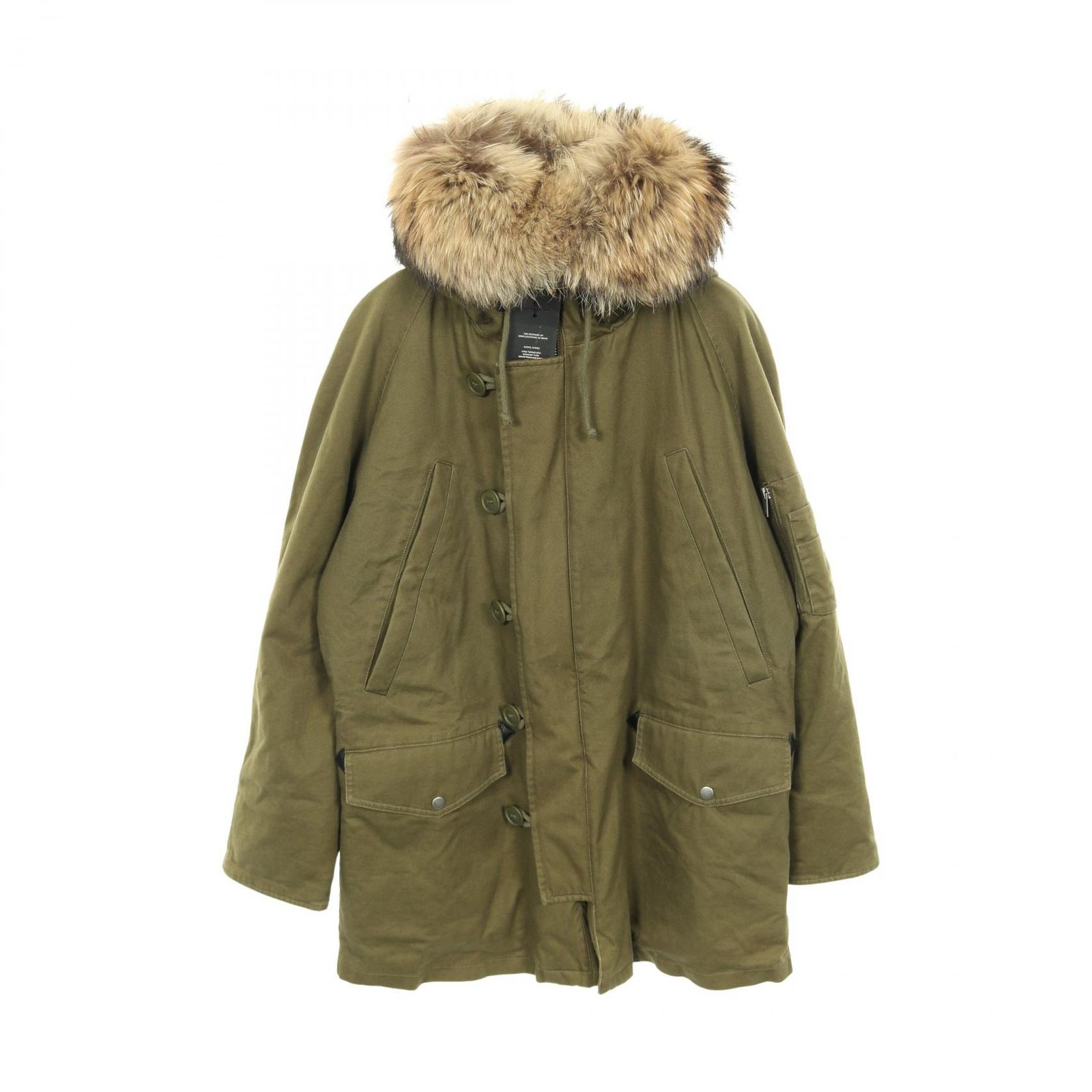 サンローランパリ SAINT LAURENT PARIS モッズコート ファブリック コート レディース A