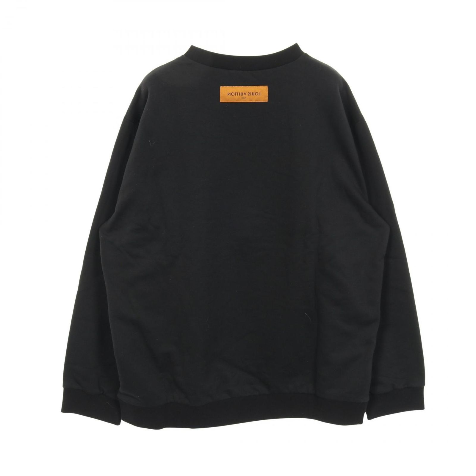 ルイ・ヴィトン LOUIS VUITTON スウェット LVステッチ プリント エン