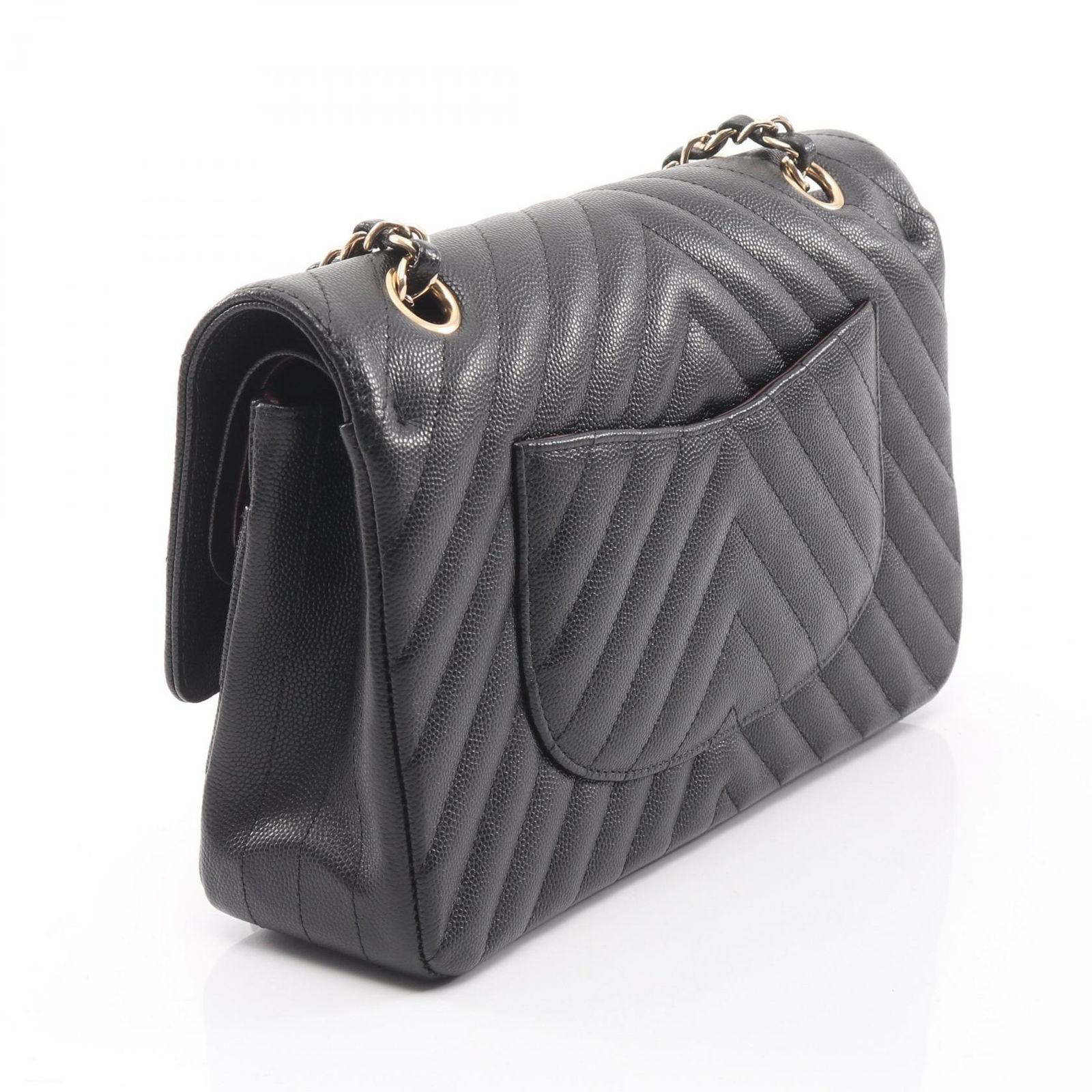 CHANELノベルティ シェブロン Vステッチ Wフラップ ショルダー シャネル CHANEL ショルダーバッグ シェブロン Vステッチ Wフラップ