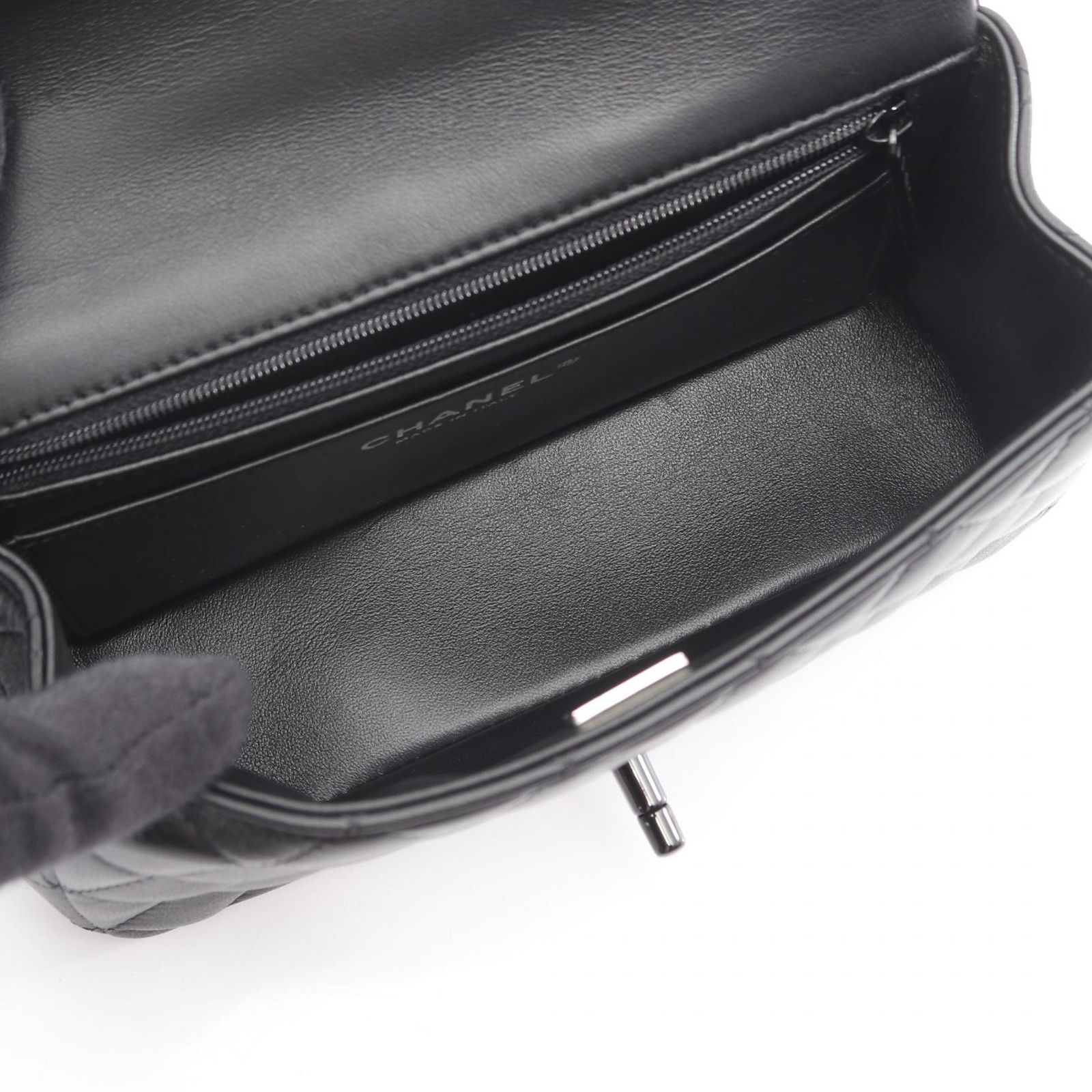 シャネル CHANEL ショルダーバッグ マトラッセ トップハンドル ミニ