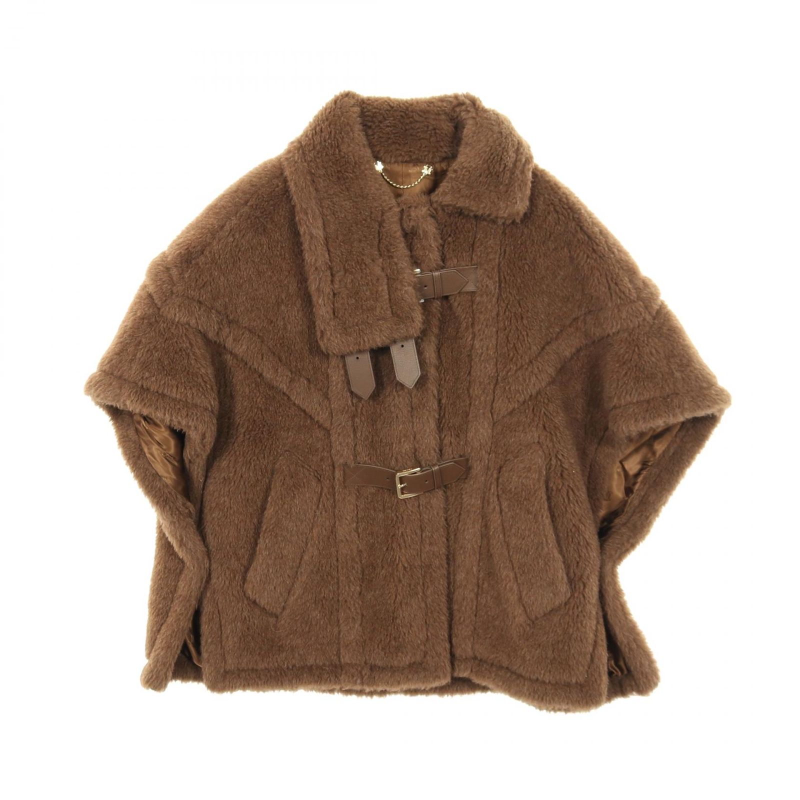 マックスマーラ MAX MARA ポンチョ テディベア ケープ カシミヤ レディース A