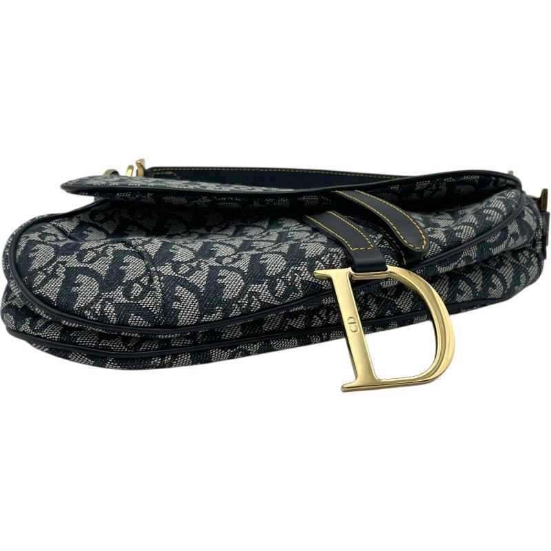 クリスチャン・ディオール Christian Dior サドルバッグ ネイビー