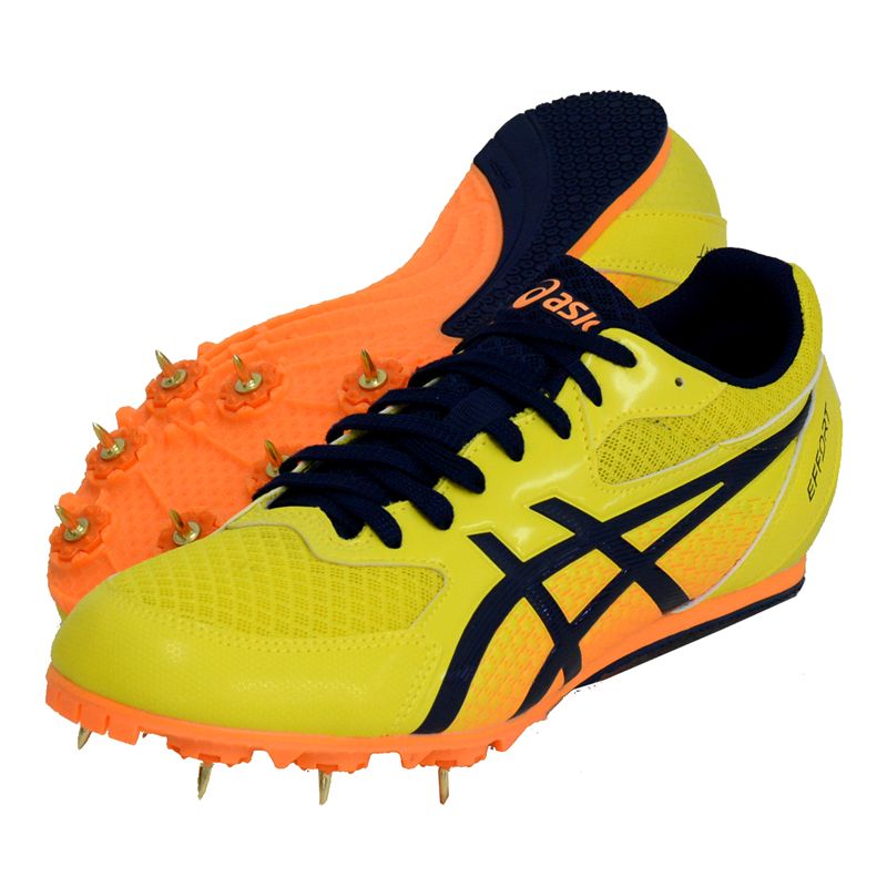 asics 陸上競技用スパイク EFFORT ブラック×イエロー 【公式WEBショップ】