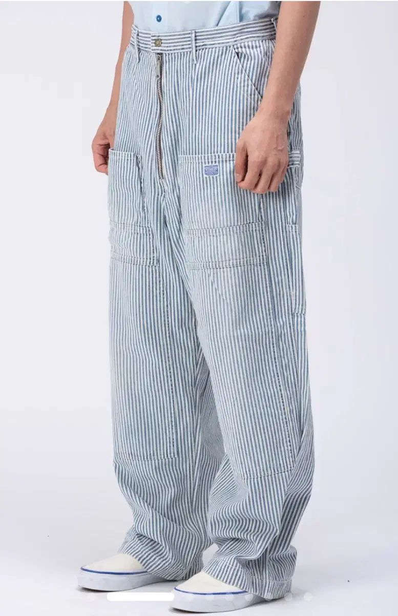 KAPITAL 10 oz ストライプ パンツ 3