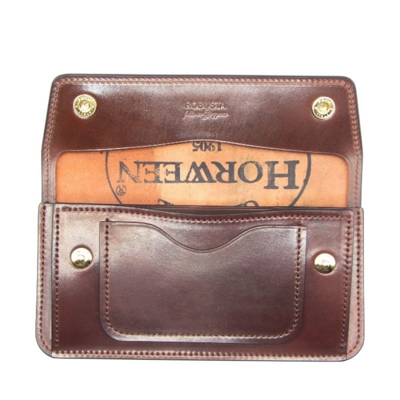 未使用 ROBUSTA LEATHER ロブスタ 長財布 シェルコードバン Trucker