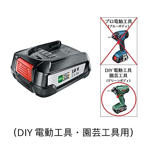 Bosch ボッシュ DIY 18 V 2 5 Ahリチウムイオンバッテリー m