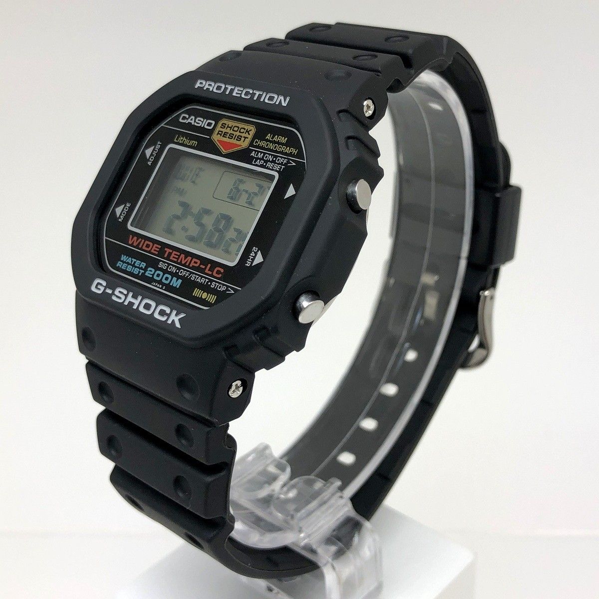 G SHOCK ジーショック WW 5300 C 1 M 491 レストア WIDE TEMP LC 30℃ 耐低温モデル ライト点灯機能なし 1984年 発売