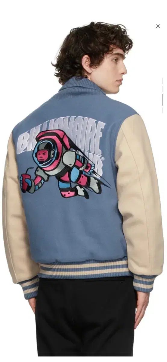 XL ビリオネアボーイズクラブ スタジャン スカイブルー