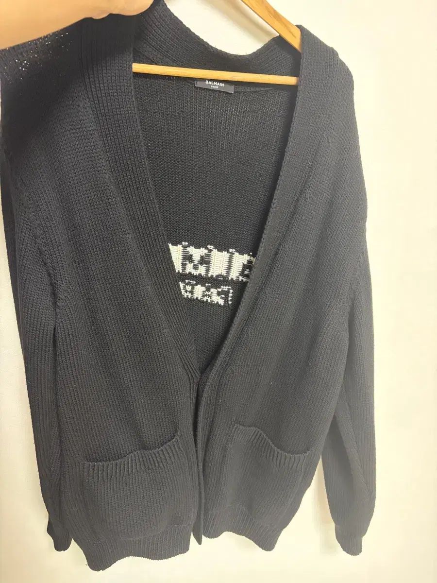 BALMAIN バルマン メンズ ロゴ インタシア カーディガン 105