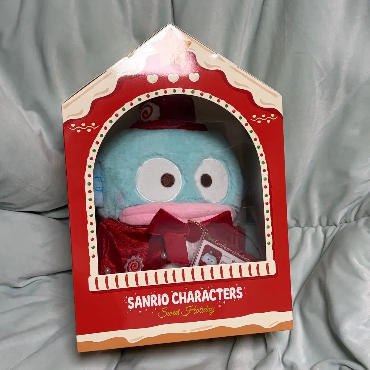 聖水サンリオポップアップ ホリデーハンギョドン 中型 大型ぬいぐるみ モデル