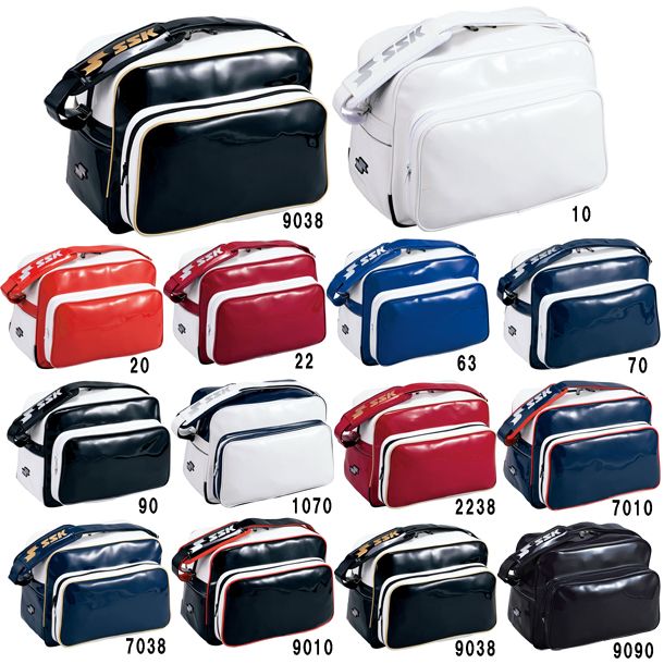 エスエスケイ SSK ショルダーバッグ 野球 鞄 BAG (BA8000)、（9010）ブラック&times;ホワイト&times;レッ
