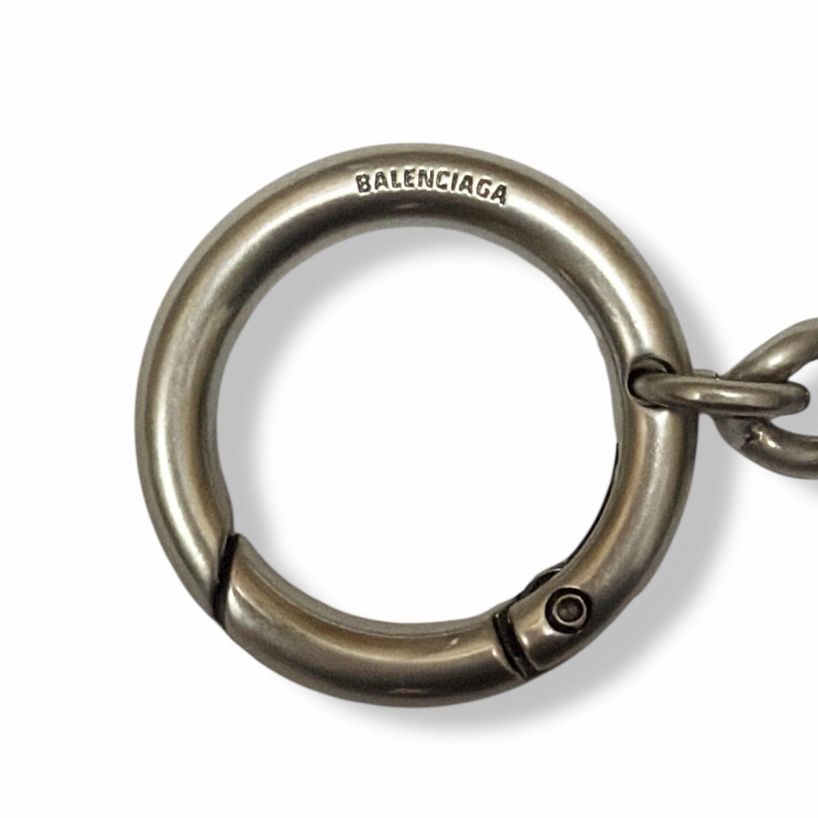 BALENCIAGA ウォレットチェーン　限定値下げ BALENCIAGA タイポロゴ ウォレットチェーン シルバーアクセサリー