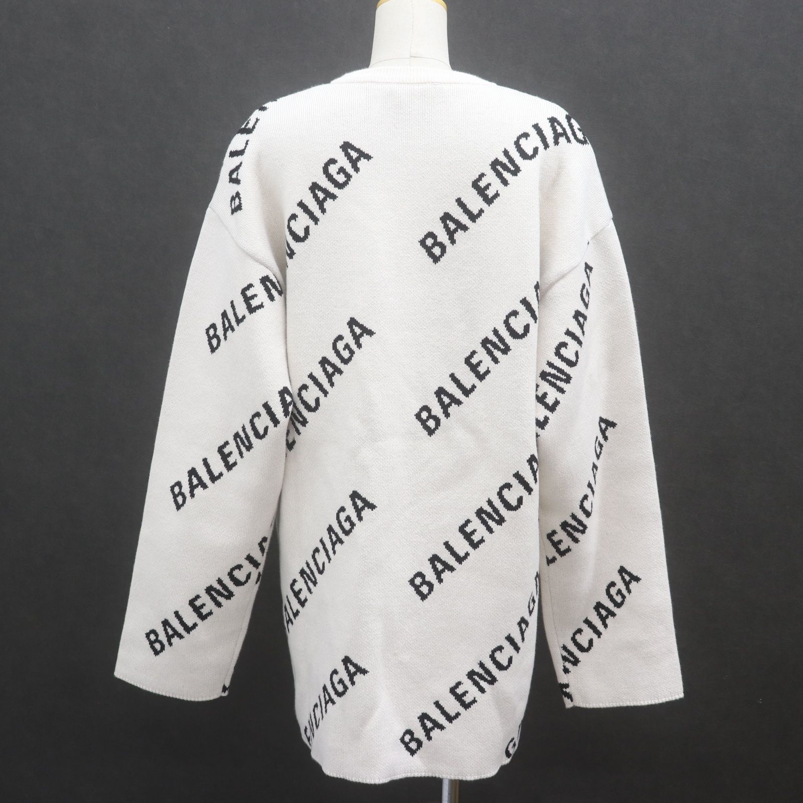 ITWIXXKBAJFS BALENCIAGA バレンシアガ セーター ニット 長袖 ロゴ 総