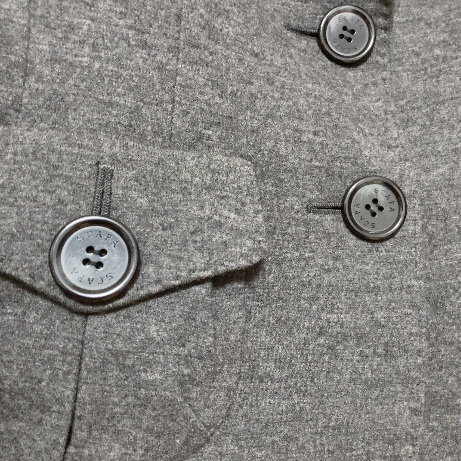 zk4 【極美品】SCAPAスキャパ テーラードジャケット ウール100