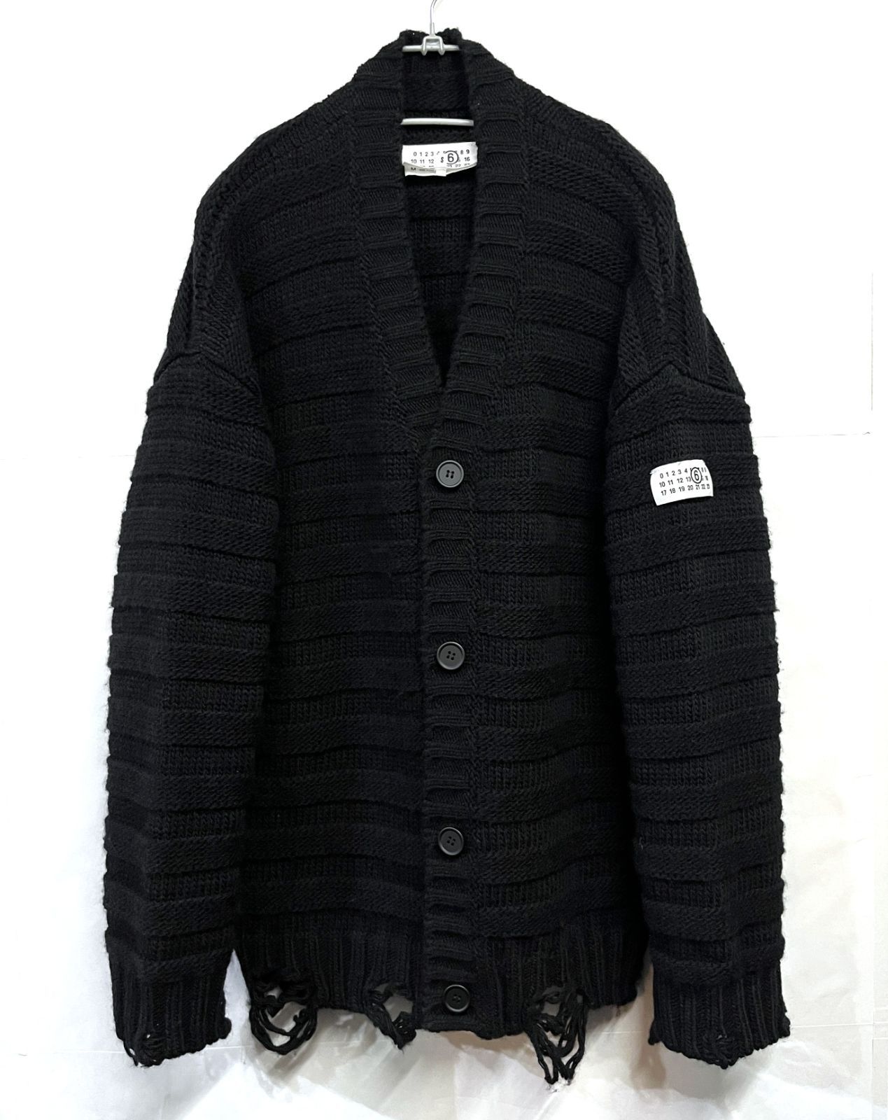 25 AW MM 6 Maison Margiela エムエムシックス メゾンマルジェラ ユニセックス ニット カーディガン