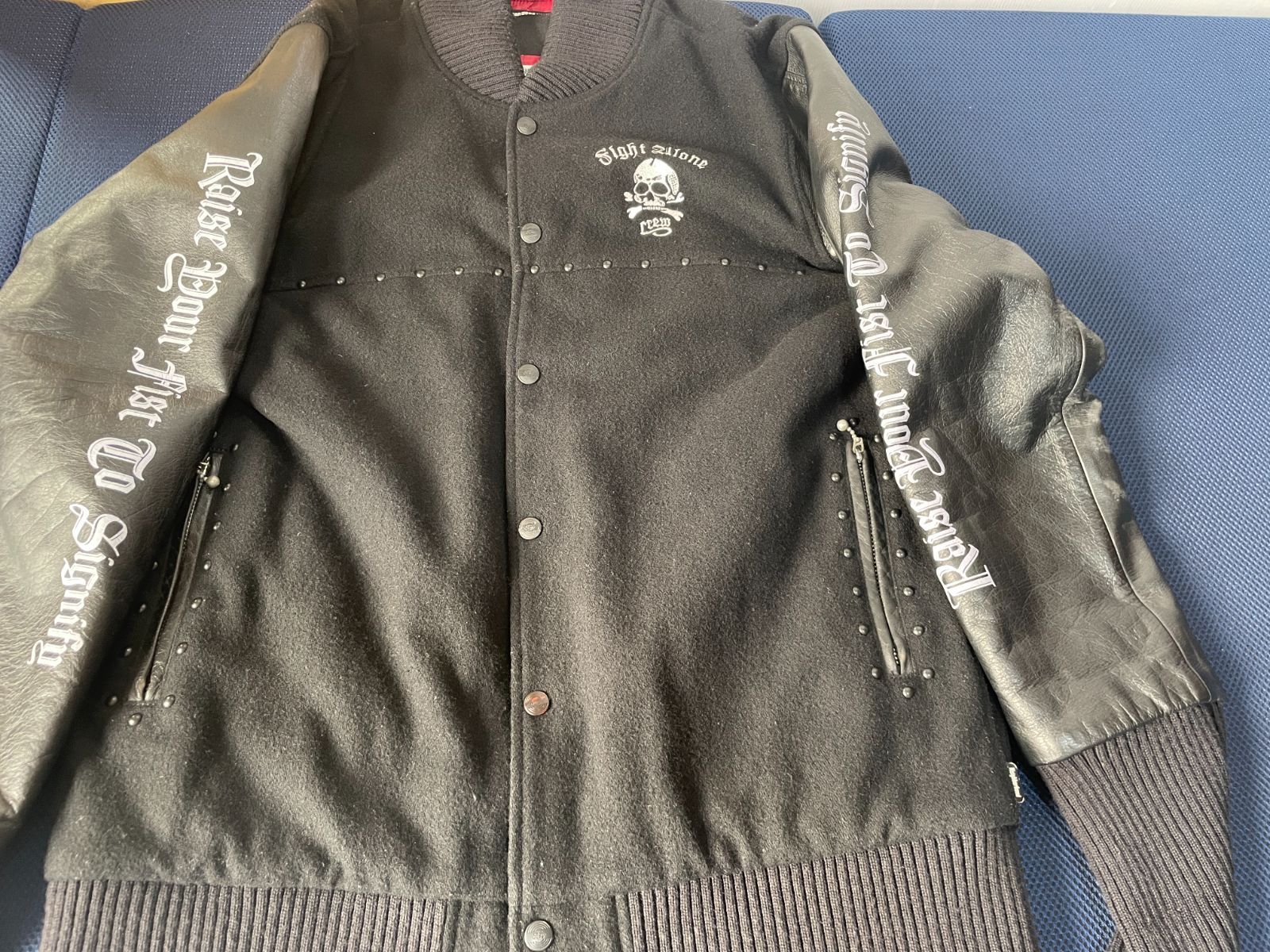 大型サイズ ネイバーフッド スタッズ メルトン スタジャン アウター ブルゾン 2 01 d 16