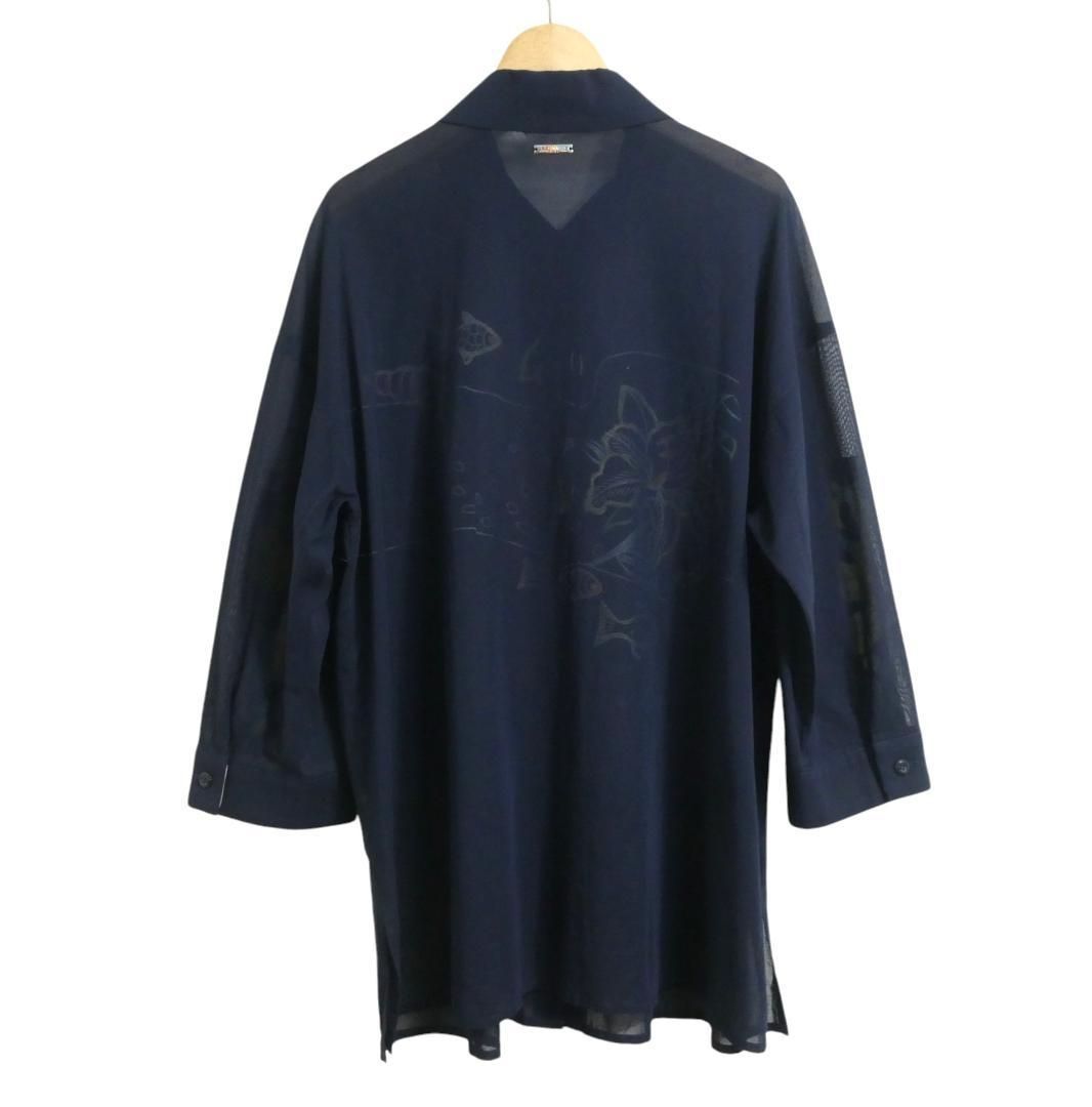 【LEONARD SPORT】半袖トップス 40 極美品 LEONARD SPORT レオナールスポーツ サイズ40 魚柄 刺繍